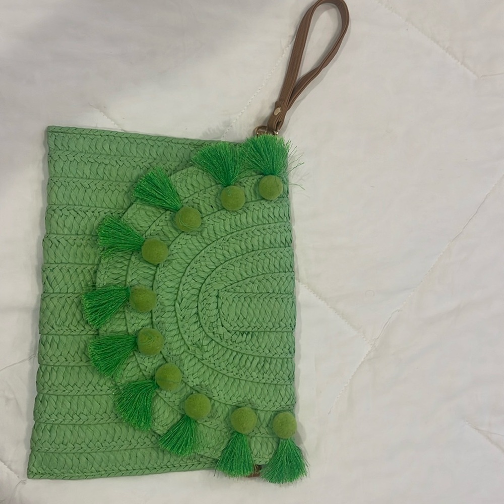 Beach pouch with strap